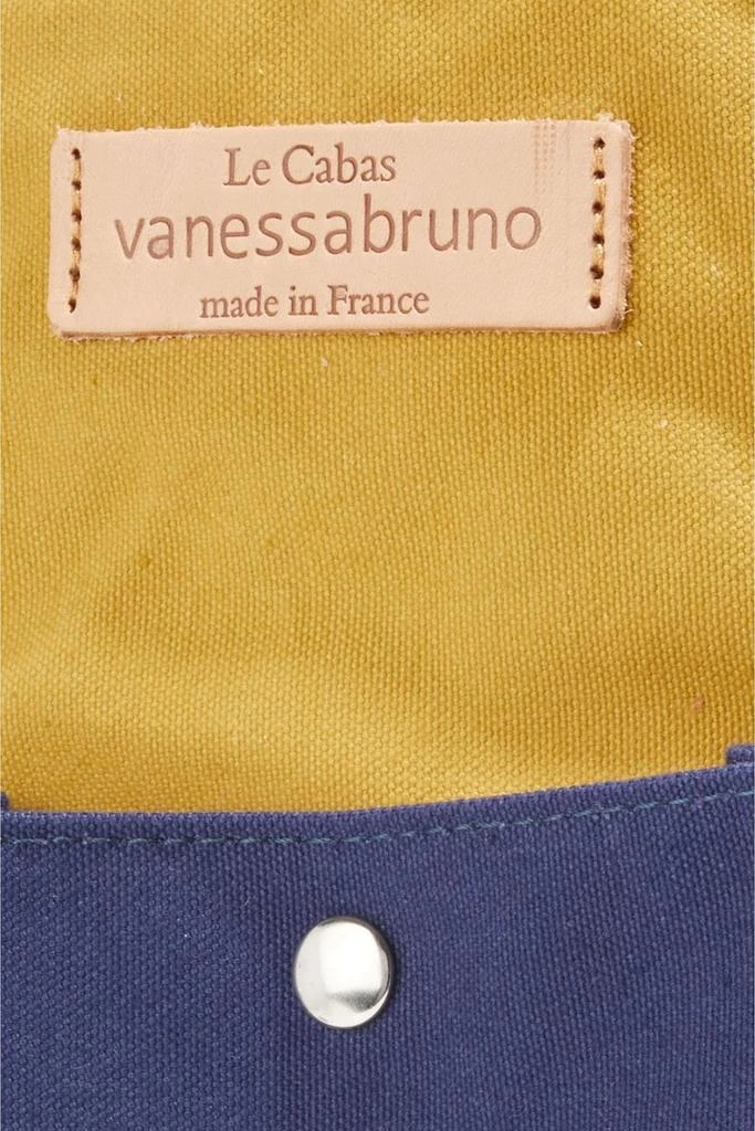 商品VANESSA BRUNO|Color-block cotton-canvas tote,价格¥913,第4张图片详细描述
