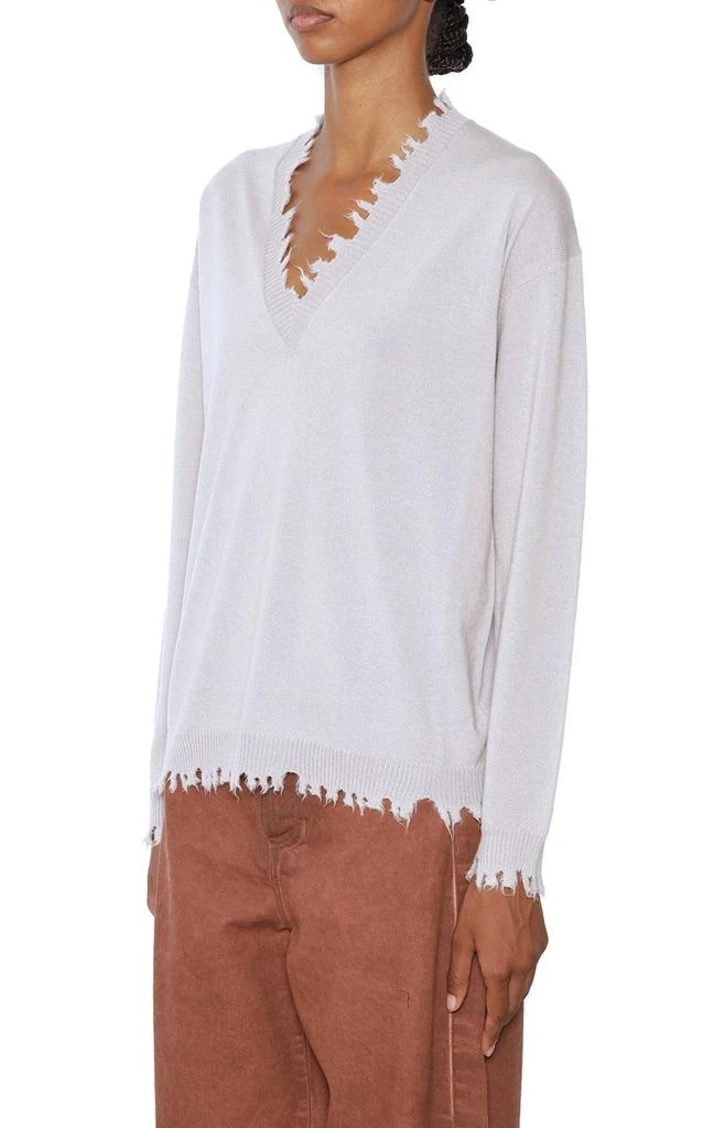 商品Uma Wang|Uma Wang Long Sleeved V-Neck Knitted Top,价格¥2761,第3张图片详细描述