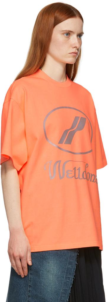 Orange Reflective Logo T-Shirt商品第2张图片规格展示