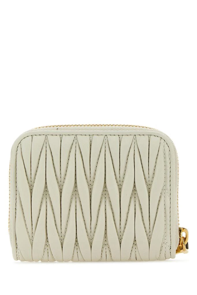 商品Miu Miu|Ivory nappa leather coin purse,价格¥3474,第2张图片详细描述