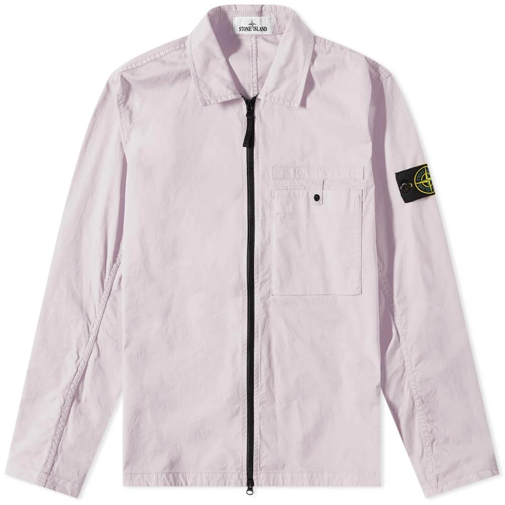 商品Stone Island|Stone Island Supima Cotton Shirt Jacket,价格¥2269,第1张图片
