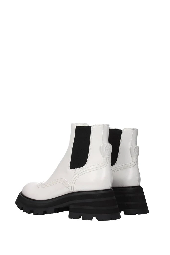 商品Alexander McQueen|Ankle boots Leather White,价格¥5047,第4张图片详细描述