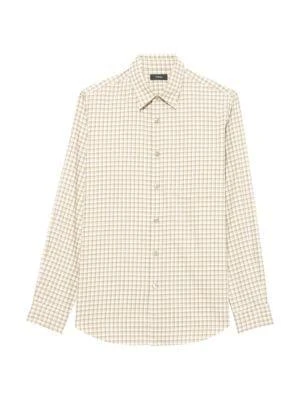 商品Theory|Windham Cotton Twill Long-Sleeve Shirt,价格¥321,第1张图片