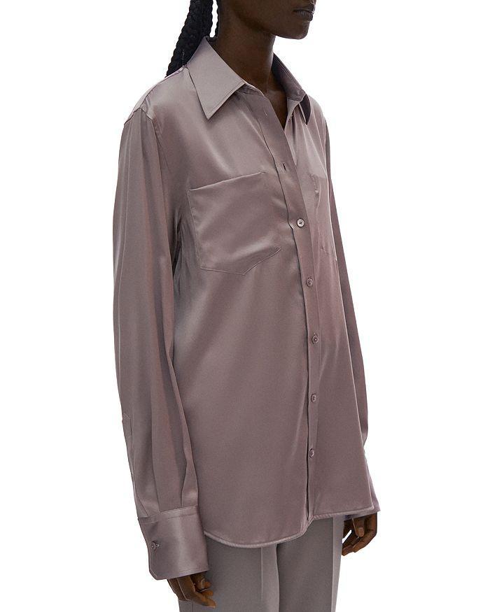商品Helmut Lang|Core Stretch Silk Shirt,价格¥2944,第6张图片详细描述