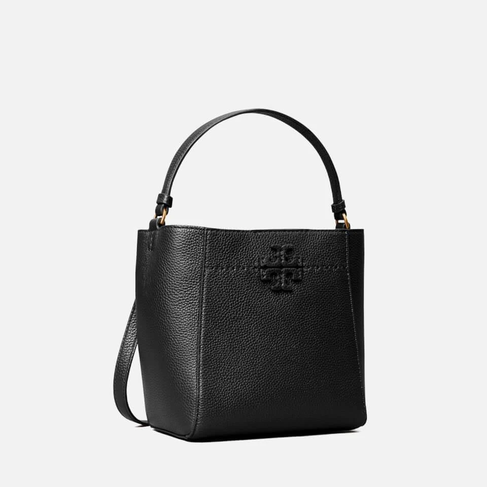 商品Tory Burch|Tory Burch Women's Mcgraw Small Bucket Bag - Black,价格¥3107,第2张图片详细描述