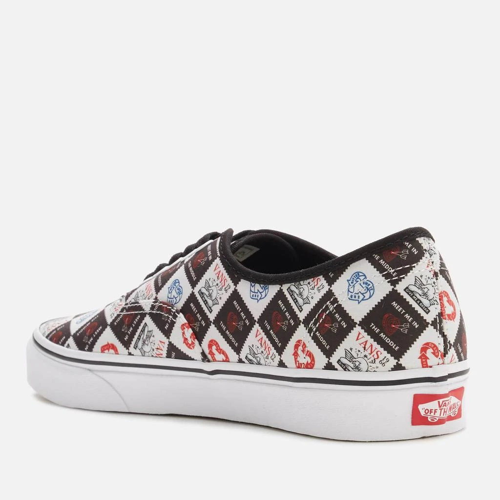 商品Vans|Vans Men's Love Letters Authentic Trainers - Black/True White,价格¥117,第2张图片详细描述