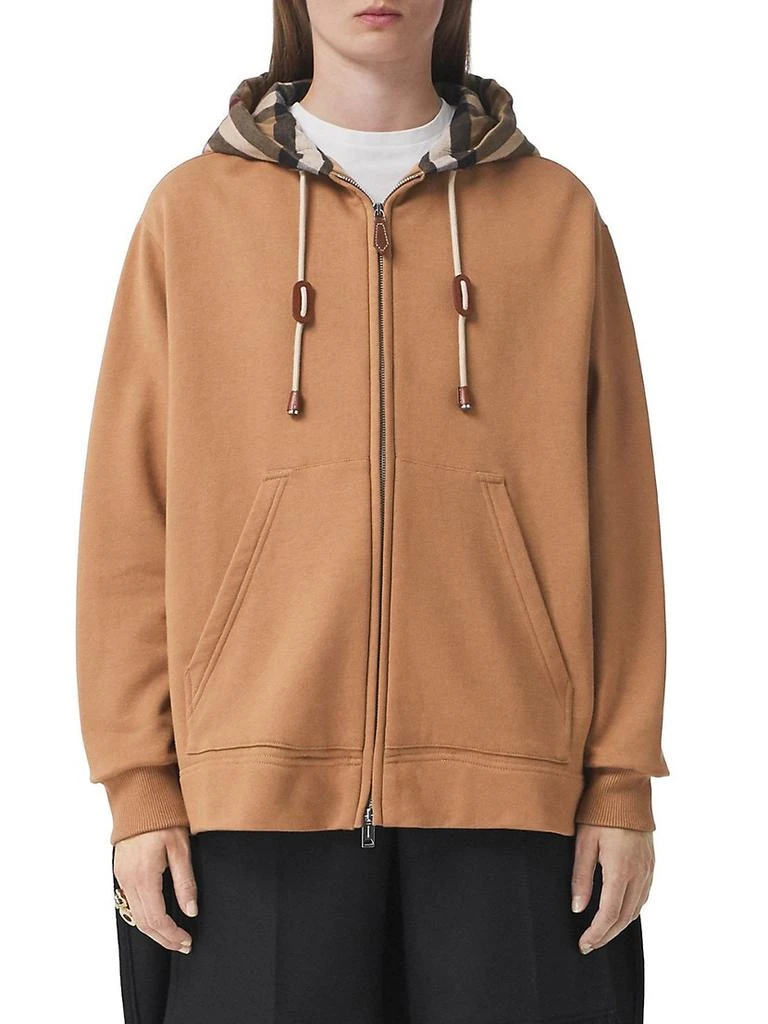 商品Burberry|Melodie Zip-Up Hoodie,价格¥7196,第3张图片详细描述