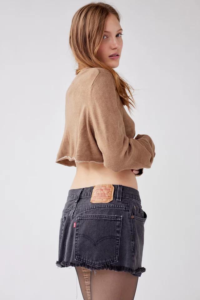 商品Urban Renewal|Urban Renewal Remade Levi’s® Low-Rise Denim Mini Skirt,价格¥347,第4张图片详细描述