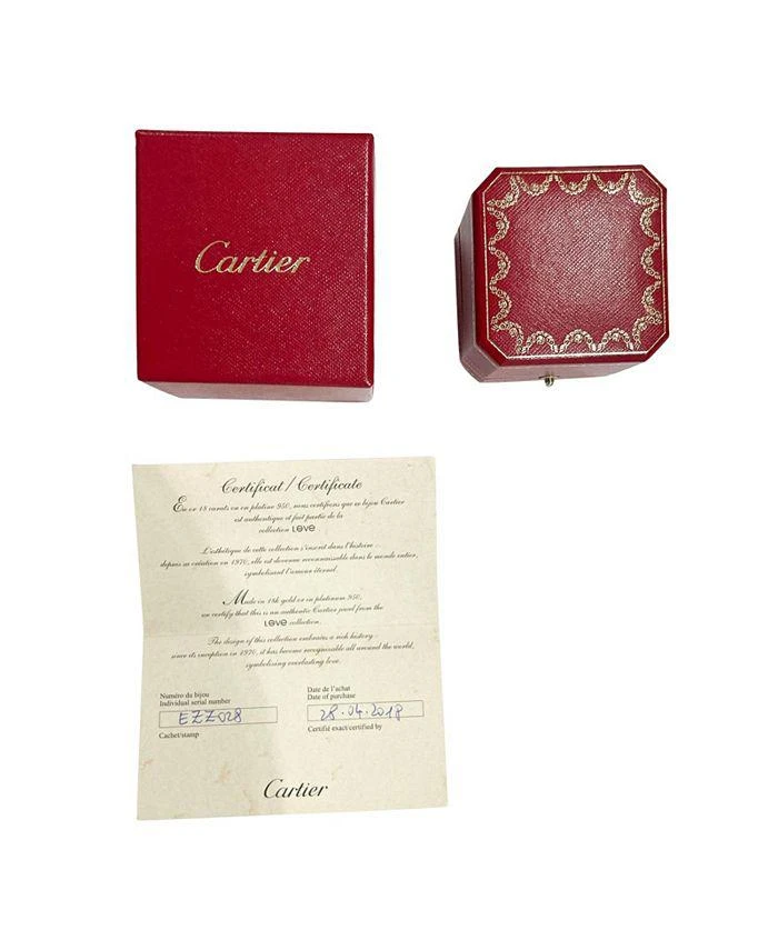 商品[二手商品] Cartier|LOVE Diamond Wedding Band in 18K White Gold,价格¥11284,第4张图片详细描述