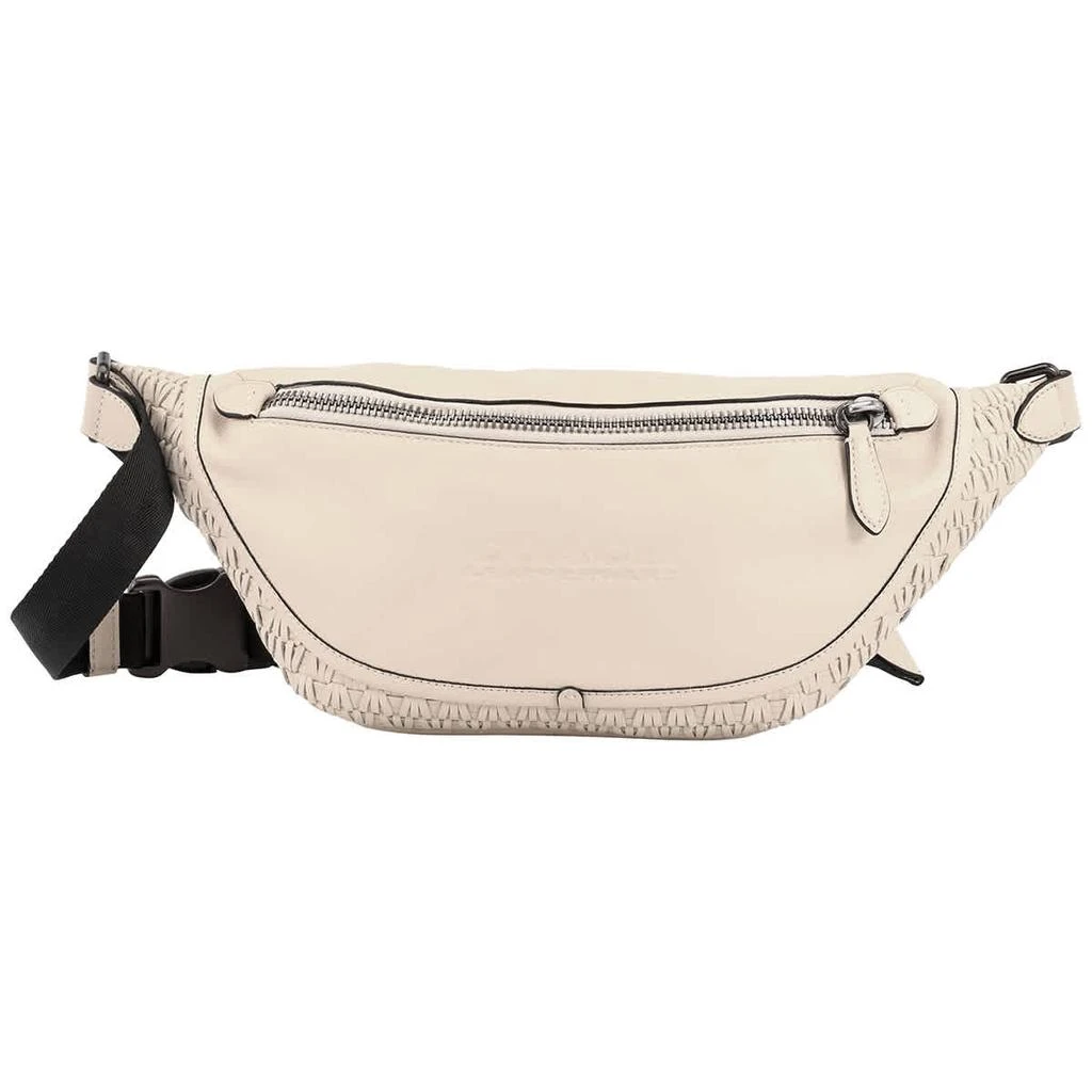 商品Coach|Coach Mens League Belt Bag With Weaving in Ivory,价格¥1420,第2张图片详细描述