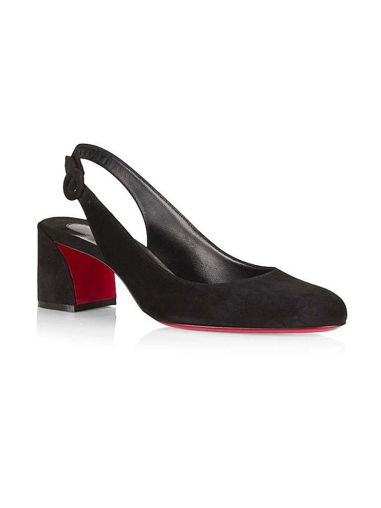 商品Christian Louboutin|So Jane 55MM Suede Slingback Pumps,价格¥7336,第2张图片详细描述
