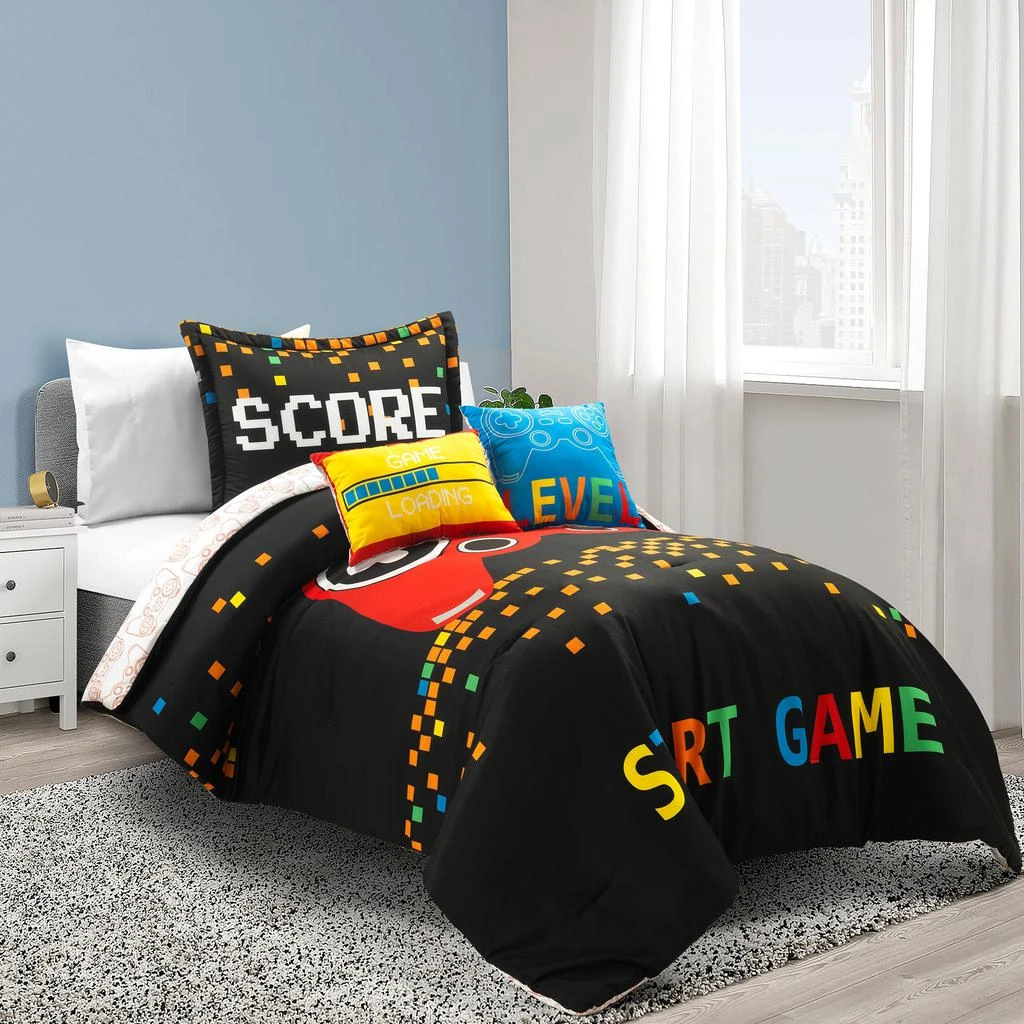 商品Lush Decor|Video Games Reversible Oversized 4Pc Set,价格¥1253,第1张图片