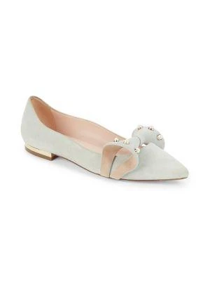 商品Roger Vivier|Baby Doll Suede Ballet Flats,价格¥3749,第2张图片详细描述