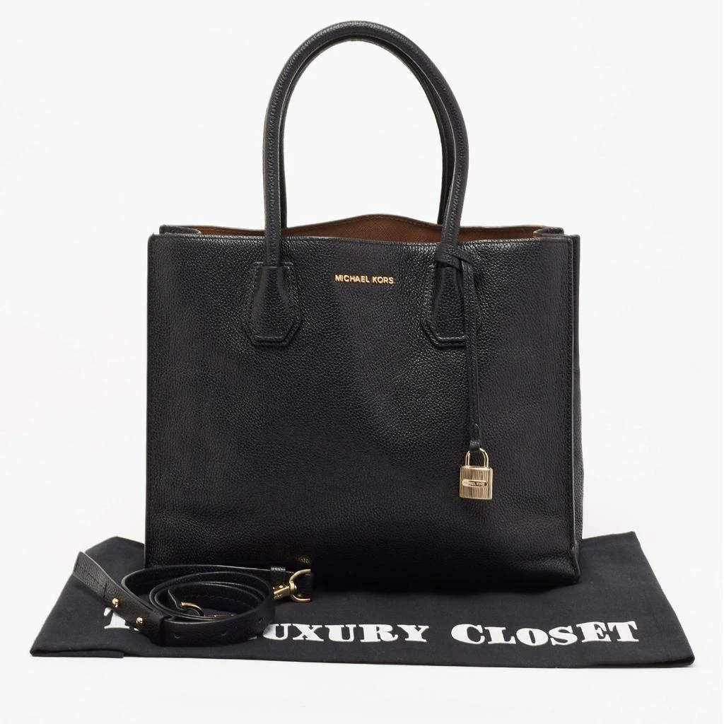 MICHAEL Michael Kors Black Leather Medium Mercer Tote 商品