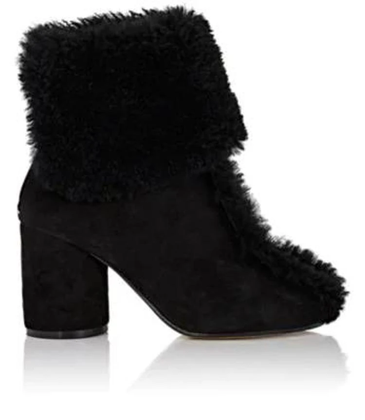 商品MAISON MARGIELA|Shearling Ankle Boots,价格¥5943,第1张图片