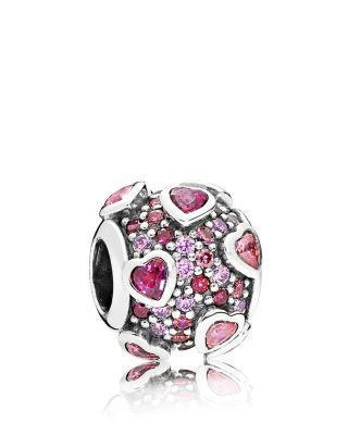 商品PANDORA|Sterling Silver & Cubic Zirconia Explosion of Love Charm,价格¥386,第1张图片详细描述