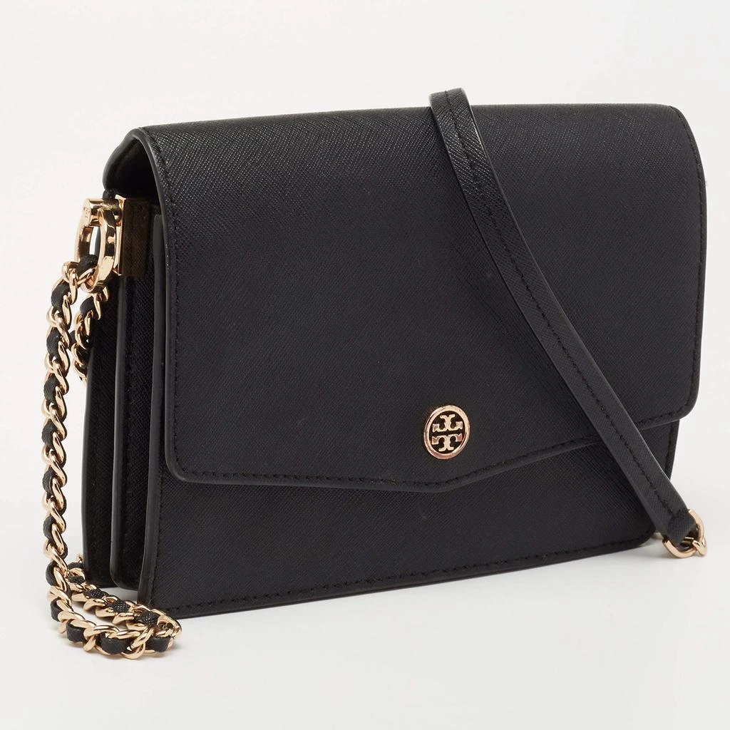 商品[二手商品] Tory Burch|Tory Burch Black Saffiano Leather Robinson Crossbody Bag,价格¥1212,第3张图片详细描述