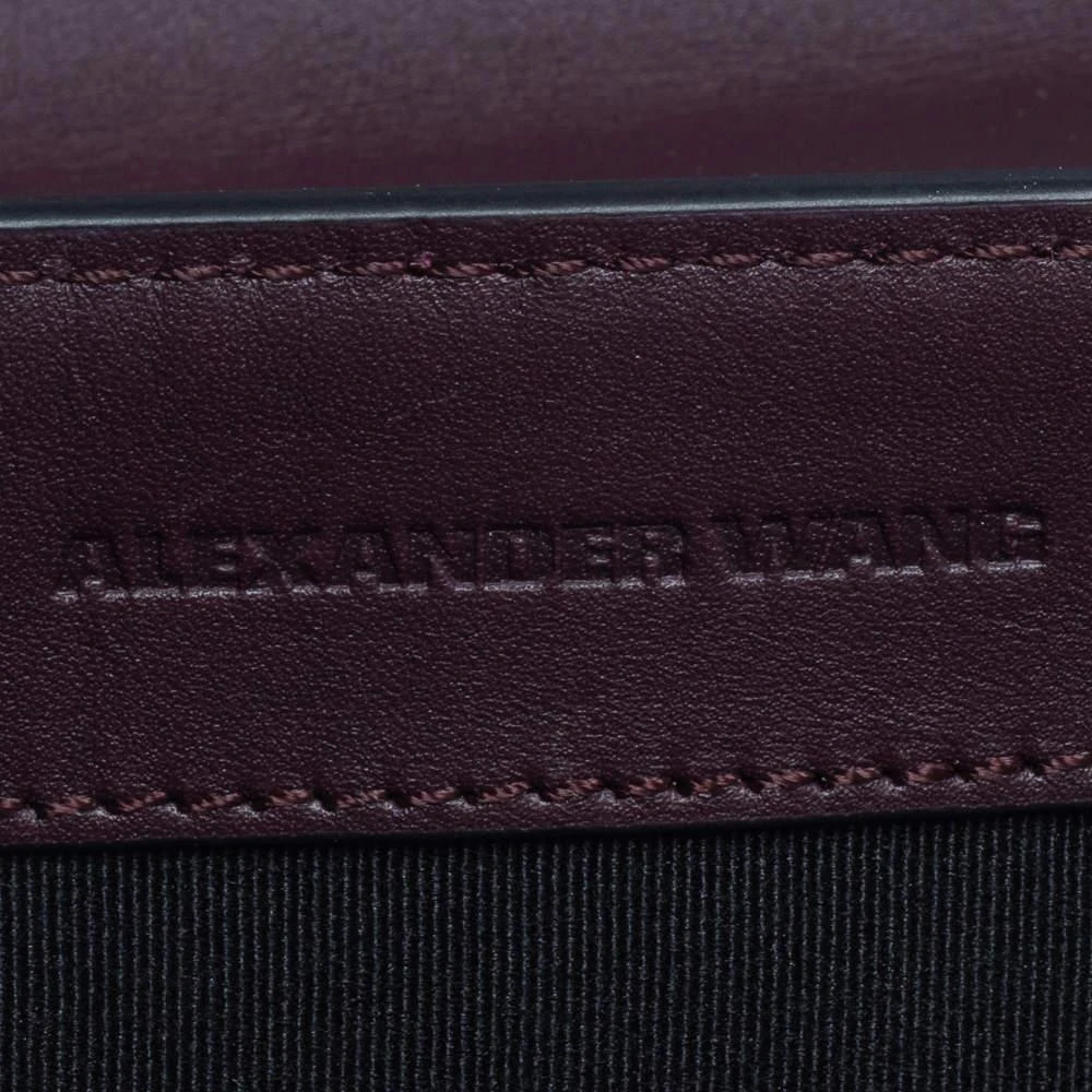 Alexander Wang Dark Plum Leather Prisma Envelope Shoulder Bag 商品