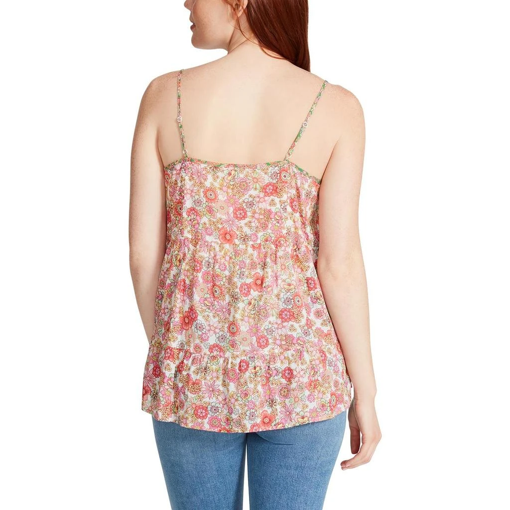 商品Steve Madden|Marigold Womens Cotton Gathered Tank Top,价格¥162,第1张图片详细描述