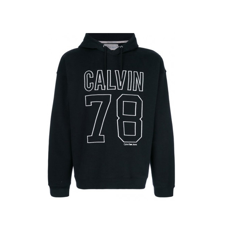 商品[国内直发] Calvin Klein|Calvin Klein 卡尔文 克莱恩 男士黑色印花棉质卫衣 J30J306874-099,价格¥519,第1张图片