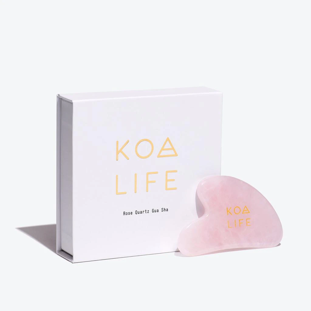 商品THAT KOA LIFE|Gua Sha | Natural Rose Quartz Stone,价格¥103,第1张图片