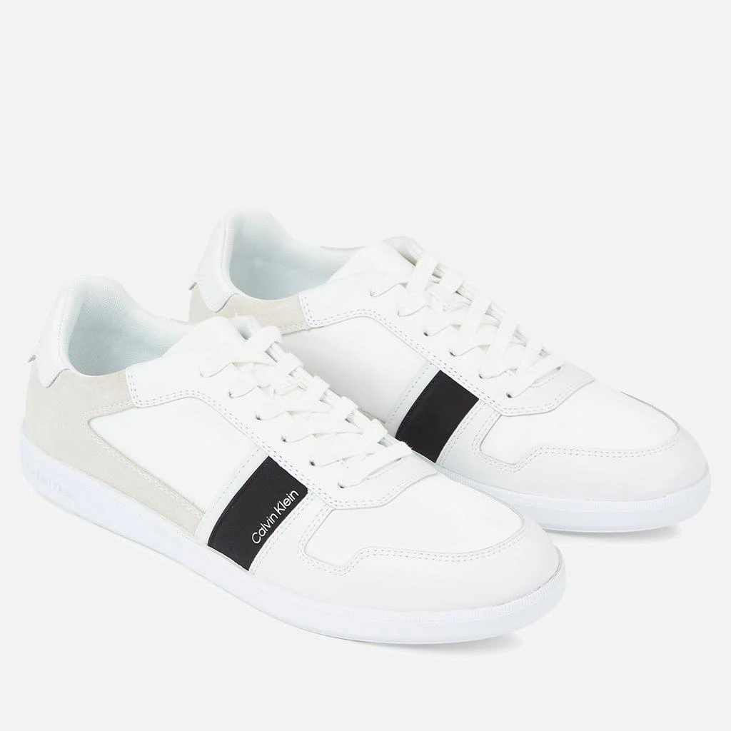 商品Calvin Klein|Men's Cupsole Trainers - Triple White,价格¥740,第2张图片详细描述