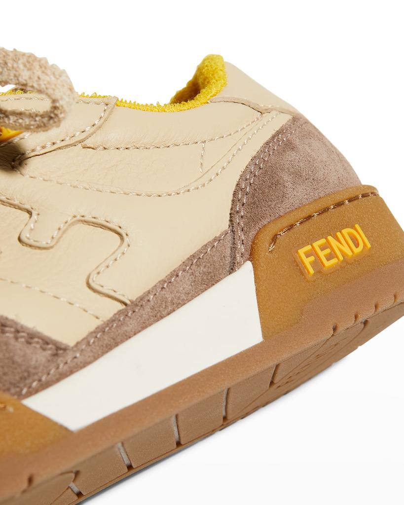 商品Fendi|Match Mixed Leather FF Sneakers,价格¥6757,第6张图片详细描述