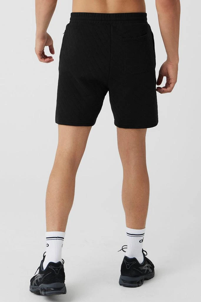 商品Alo|Quilted Stadium Short - Black,价格¥674,第2张图片详细描述
