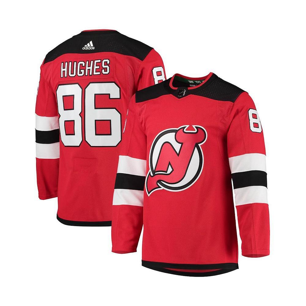 商品Adidas|Men's Jack Hughes Red New Jersey Devils Home Primegreen Authentic Pro Player Jersey,价格¥1700,第1张图片