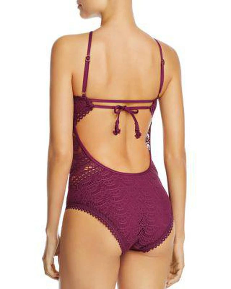 商品Becca|Colorplay High Neck One Piece Swimsuit ,价格¥785,第2张图片详细描述