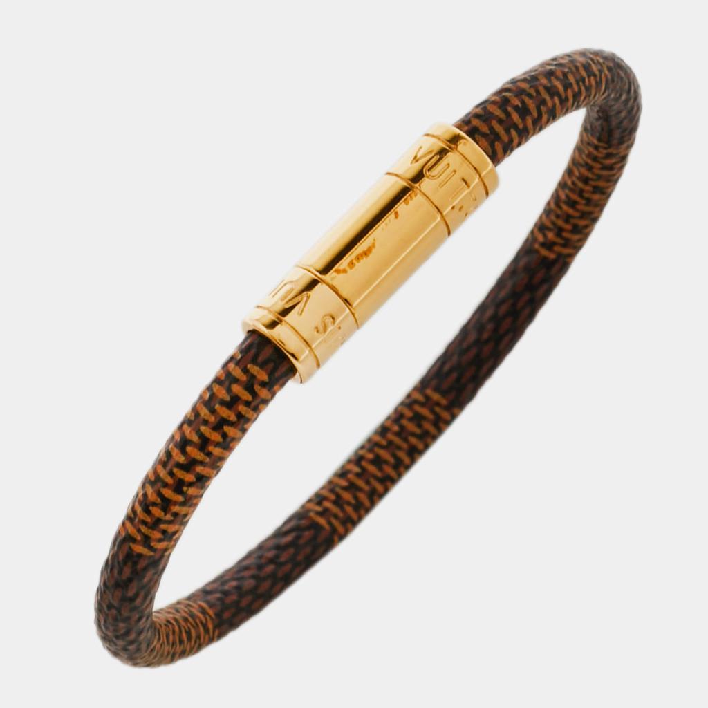 Louis Vuitton Brown Damier Canvas Keep It Bracelet商品第2张图片规格展示