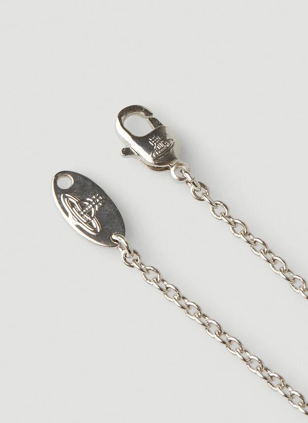 商品Vivienne Westwood|Tag Pendant Necklace in Silver,价格¥628,第5张图片详细描述