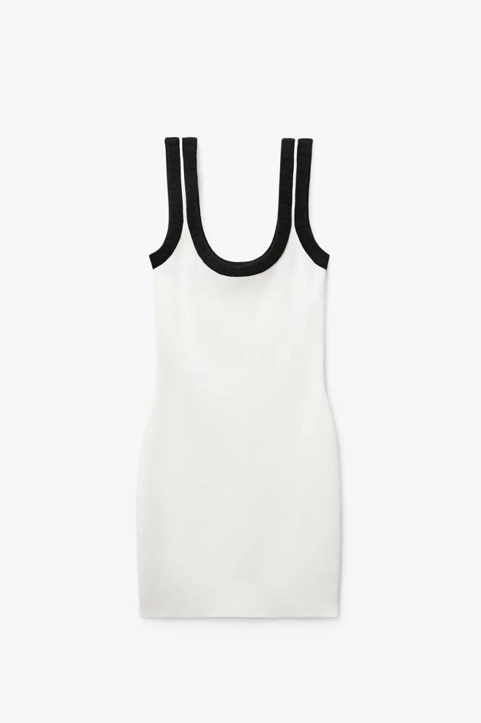 商品Alexander Wang|LOGO TRIM MINI DRESS IN CHENILLE VISCOSE,价格¥2015,第3张图片详细描述