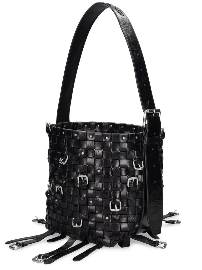 商品Alexander Wang|Medium Lock Leather Hobo Bag,价格¥9514,第1张图片