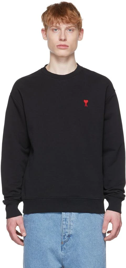 商品AMI|Black Ami de Cœur Sweatshirt,价格¥1175,第1张图片