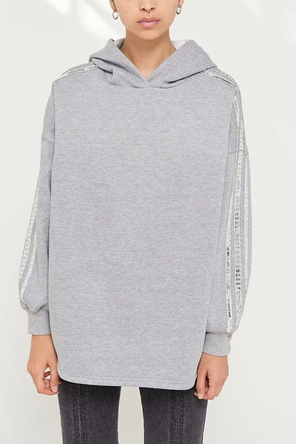 商品Urban Outfitters|UO Rhinestone Stripe Hoodie Sweatshirt,价格¥378,第5张图片详细描述