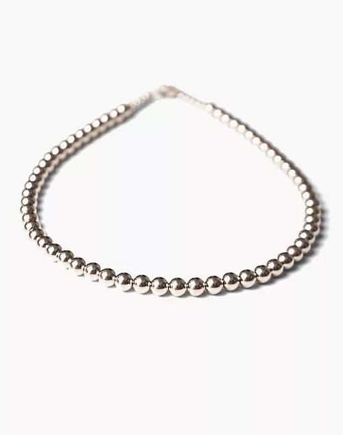 商品Madewell|Charlotte Cauwe Studio Bead Necklace in Sterling Silver,价格¥1229,第1张图片