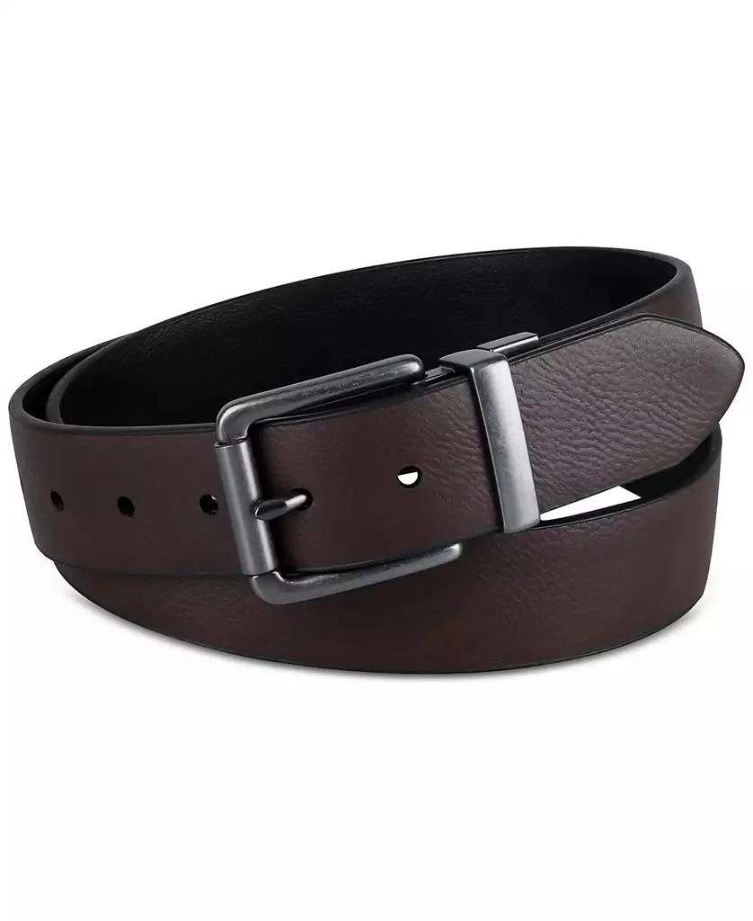 商品Levi's|Men's Logo Buckle Stretch Reversible Leather Belt,价格¥392,第4张图片详细描述