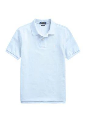 商品Ralph Lauren|男童8-20岁纯棉网眼POLO衫,价格¥376,第1张图片