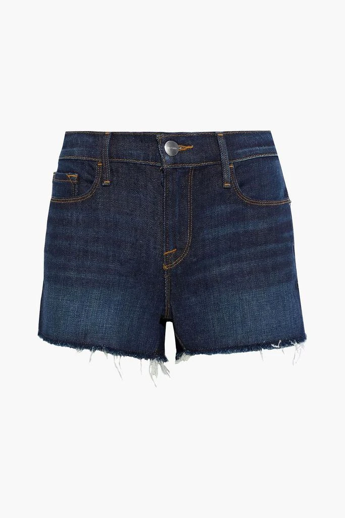 商品FRAME|Le Cutoff frayed denim shorts,价格¥505,第3张图片详细描述