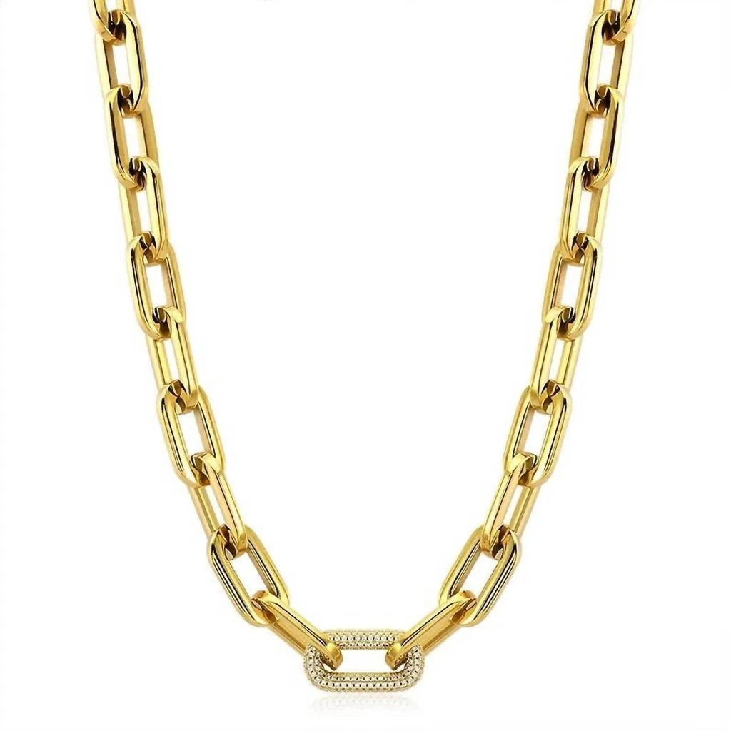 商品Sahira Jewelry Design|Sahira Jewelry Design - Women's Jenna Pave Chain Necklace,价格¥465,第1张图片