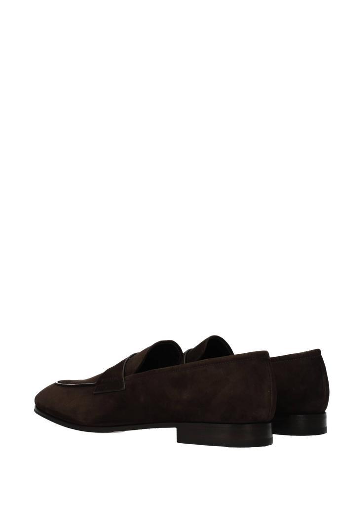 商品Prada|Loafers Suede Brown Dark Brown,价格¥2246,第6张图片详细描述