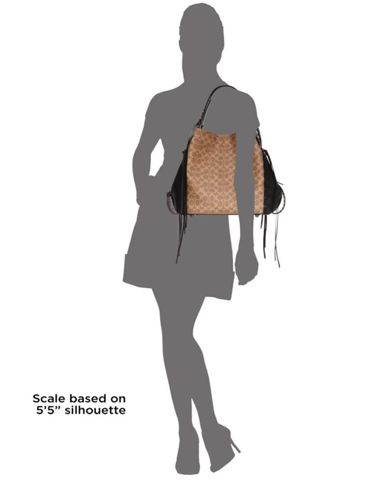 商品Coach|Coated Canvas Signature Trapeze Bag,价格¥2899,第3张图片详细描述