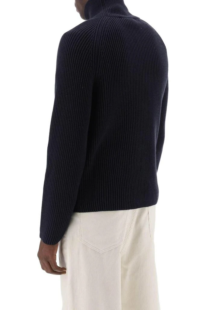 商品AMI|English rib funnel-neck sweater,价格¥1442,第4张图片详细描述