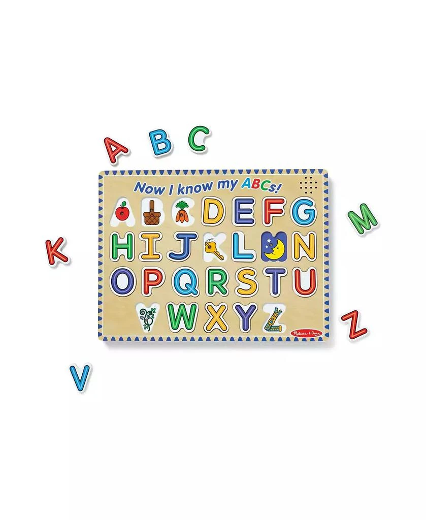 商品Melissa & Doug|Melissa & Doug Alphabet Sound Puzzle, 26 Pieces,价格¥188,第4张图片详细描述