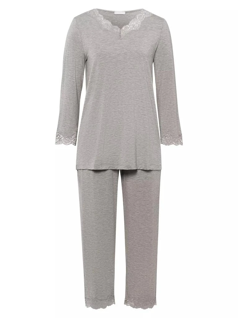商品Hanro|Natural Elegance 2-Piece Pajama Set,价格¥1562,第1张图片
