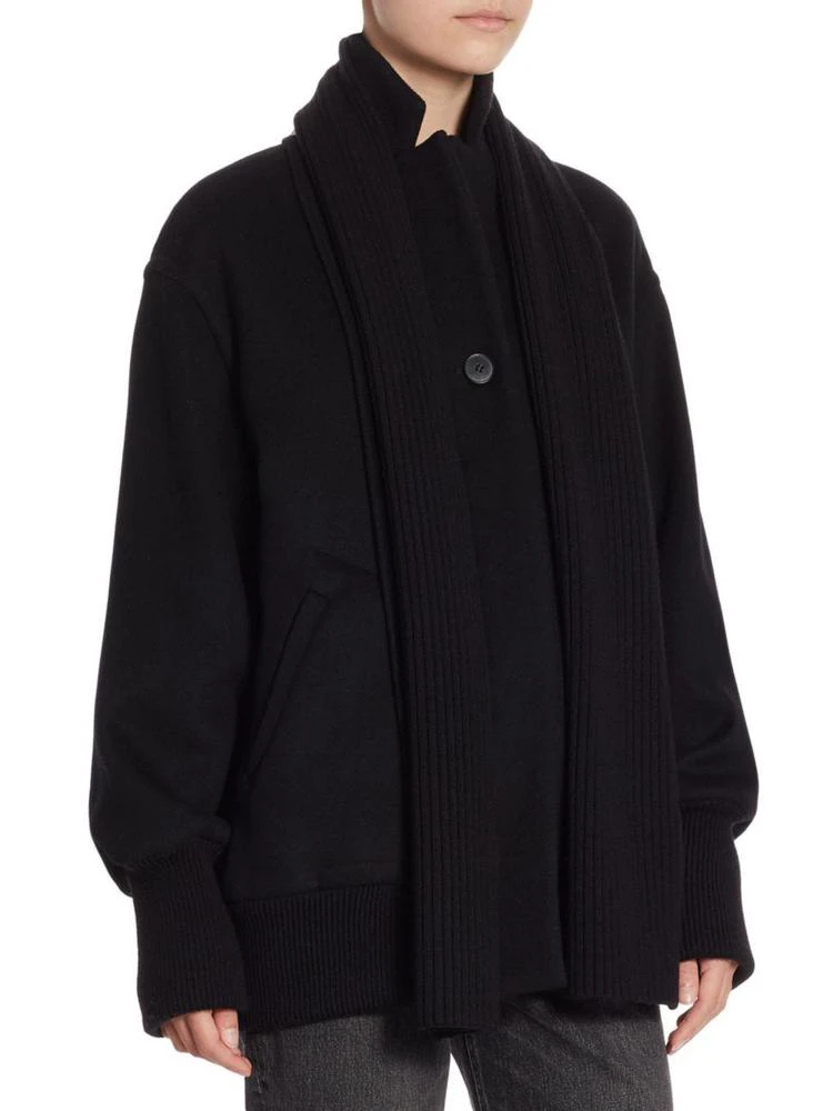 商品Alexander Wang|Scarf Collared Coat,价格¥2013,第3张图片详细描述