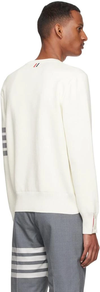 商品Thom Browne|Off-White 4-Bar Sweater,价格¥4654,第3张图片详细描述