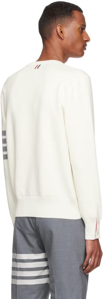 商品Thom Browne|Off-White 4-Bar Sweater,价格¥7579,第5张图片详细描述