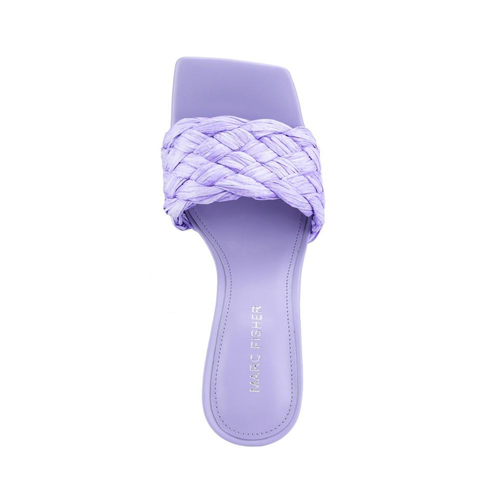 商品Marc Fisher|Women's Barsana Heeled Slide Sandals,价格¥646,第6张图片详细描述